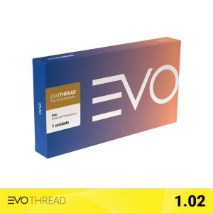 EVOTHREAD FIO PDO-1.02-CX 1 BT 10 FIOS-AGULHA TRIFAC LISO 30G25MM30MM6-0(MP-30-01)